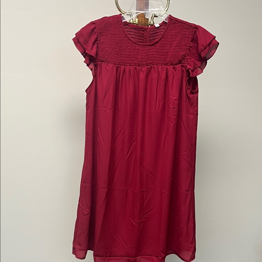 Elegant Red Women's Dress
